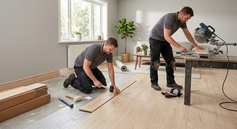Laminate Floor Installation in Hartland, MI