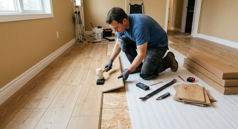Laminate Floor Installation in Waterford, MI