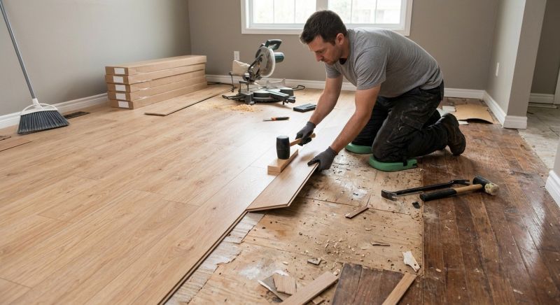 Laminate Floor Replacement in Auburn Hills, MI