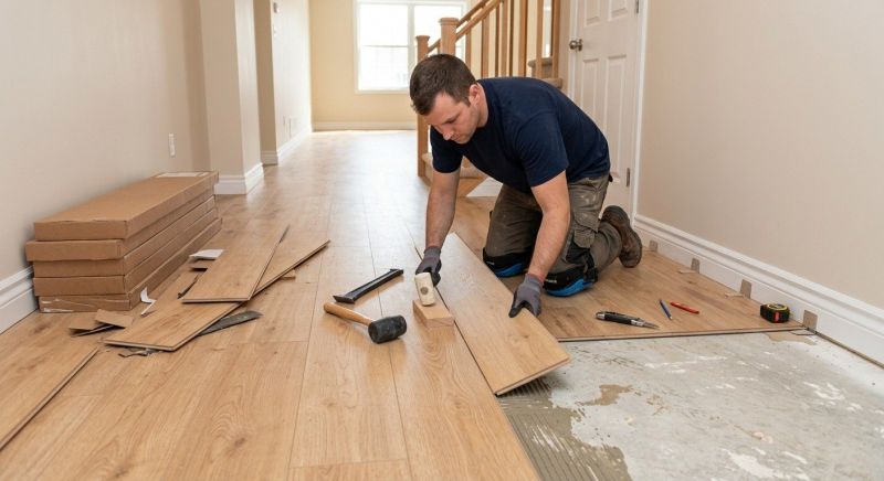 Laminate Floor Replacement in Linden, MI