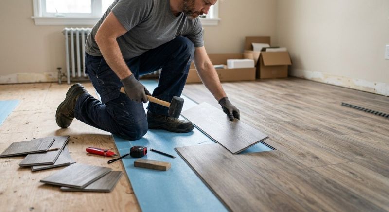 Linoleum Floor Installation in Clarkston, MI