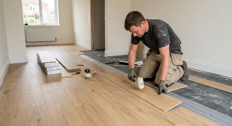 Linoleum Floor Installation in Clarkston, MI
