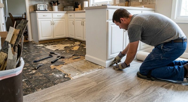Linoleum Floor Installation in Madison Heights, MI