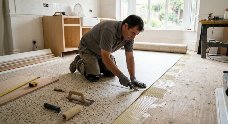 Linoleum Floor Installation in Novi, MI