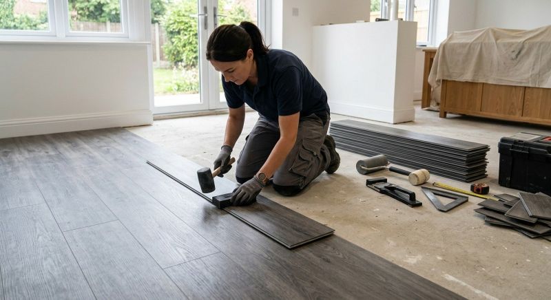 Luxury Vinyl Tile Installation in Brighton, MI