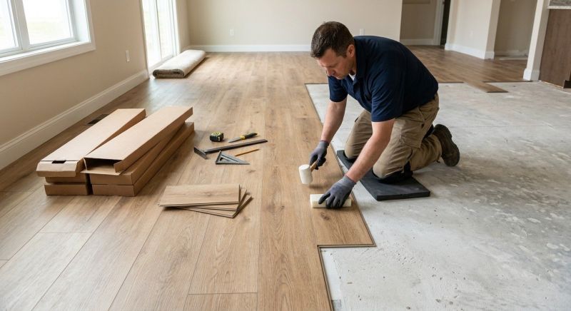 Lvt Flooring Installation in Hartland, MI