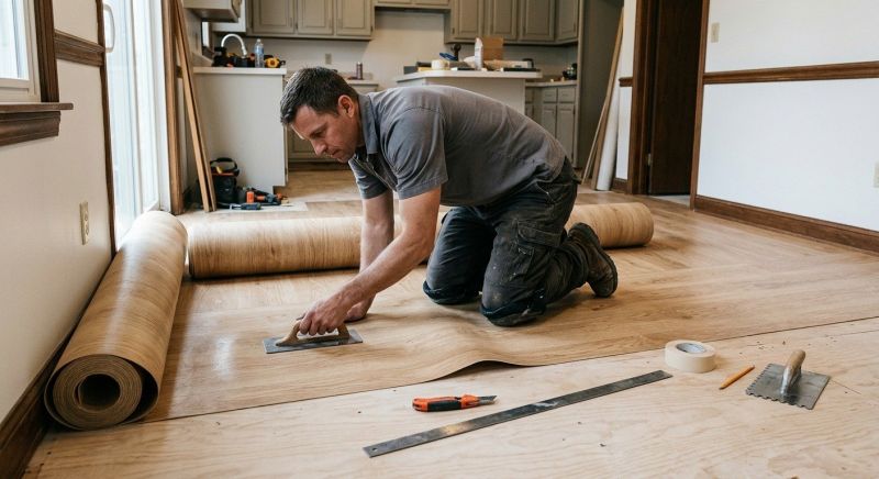 Sheet Flooring Installation in White Lake, MI