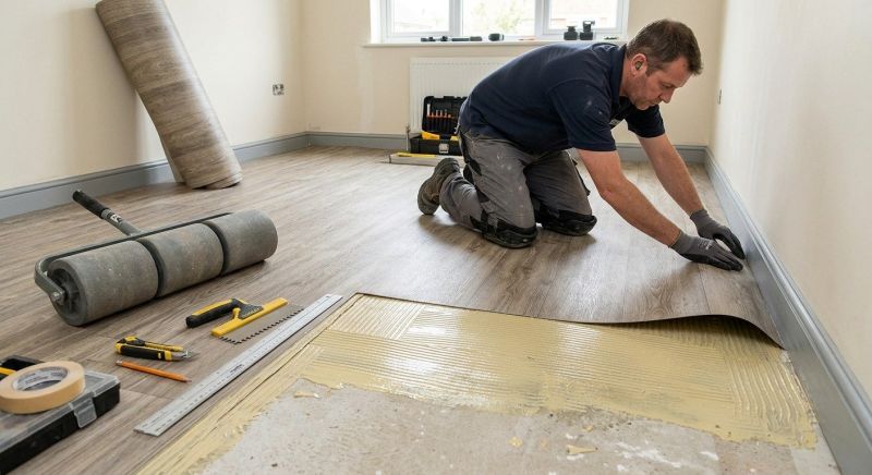 Sheet Flooring Installation in Washington, MI