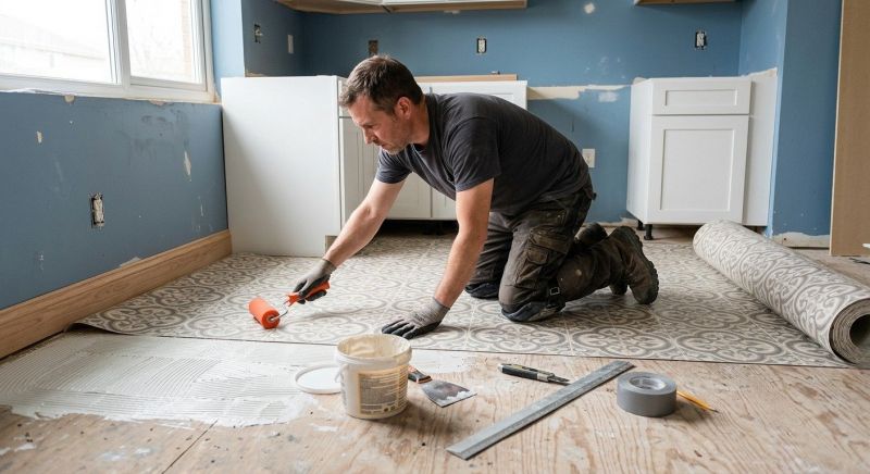 Sheet Flooring Installation in Washington, MI