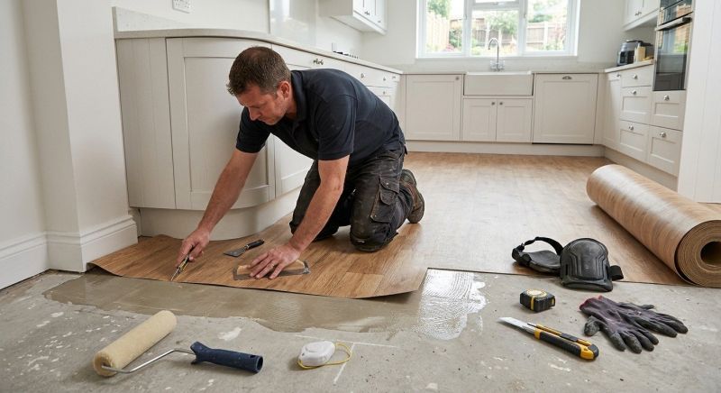 Sheet Linoleum Installation in Ferndale, MI