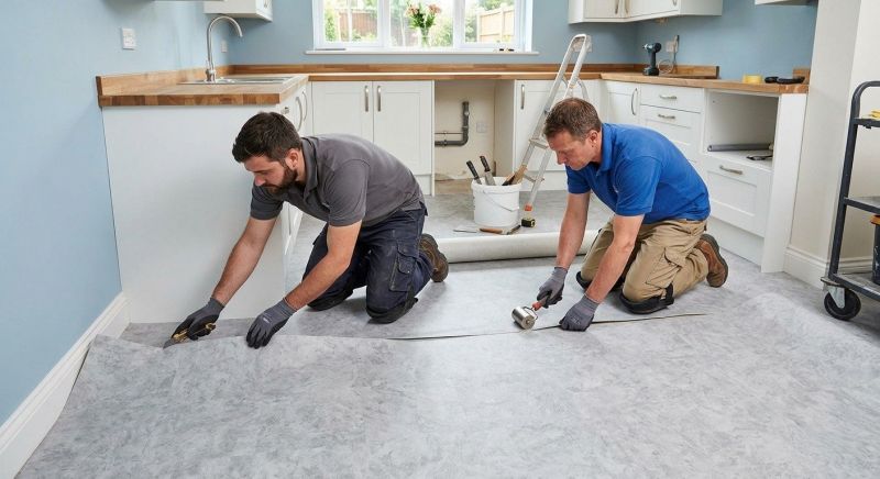 Sheet Linoleum Installation in White Lake, MI
