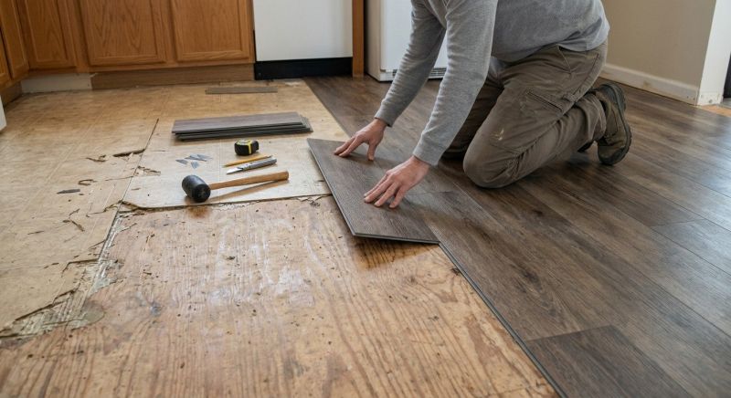 Vinyl Floor Replacement in White Lake, MI