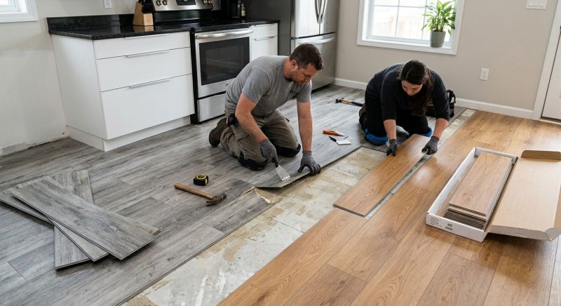 Vinyl Floor Replacement in White Lake, MI