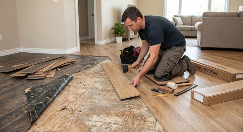 Vinyl Flooring Installation in Oak Park, MI