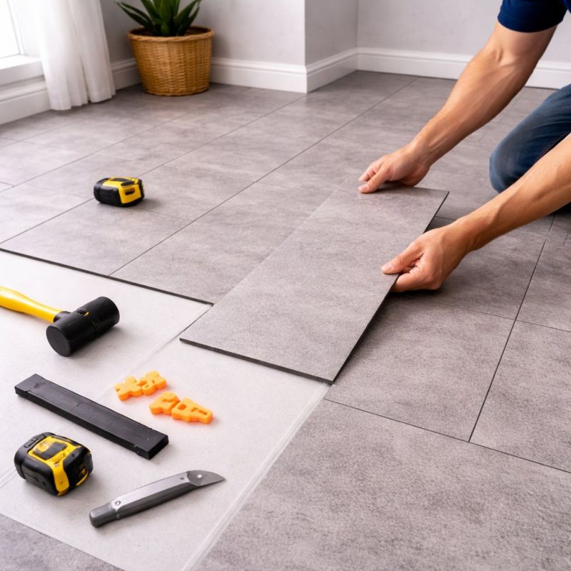 Vinyl Tile Replacement in White Lake, MI